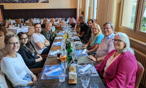 Team-Anlass beim Kunden