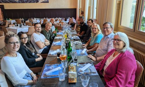 Team-Anlass beim Kunden